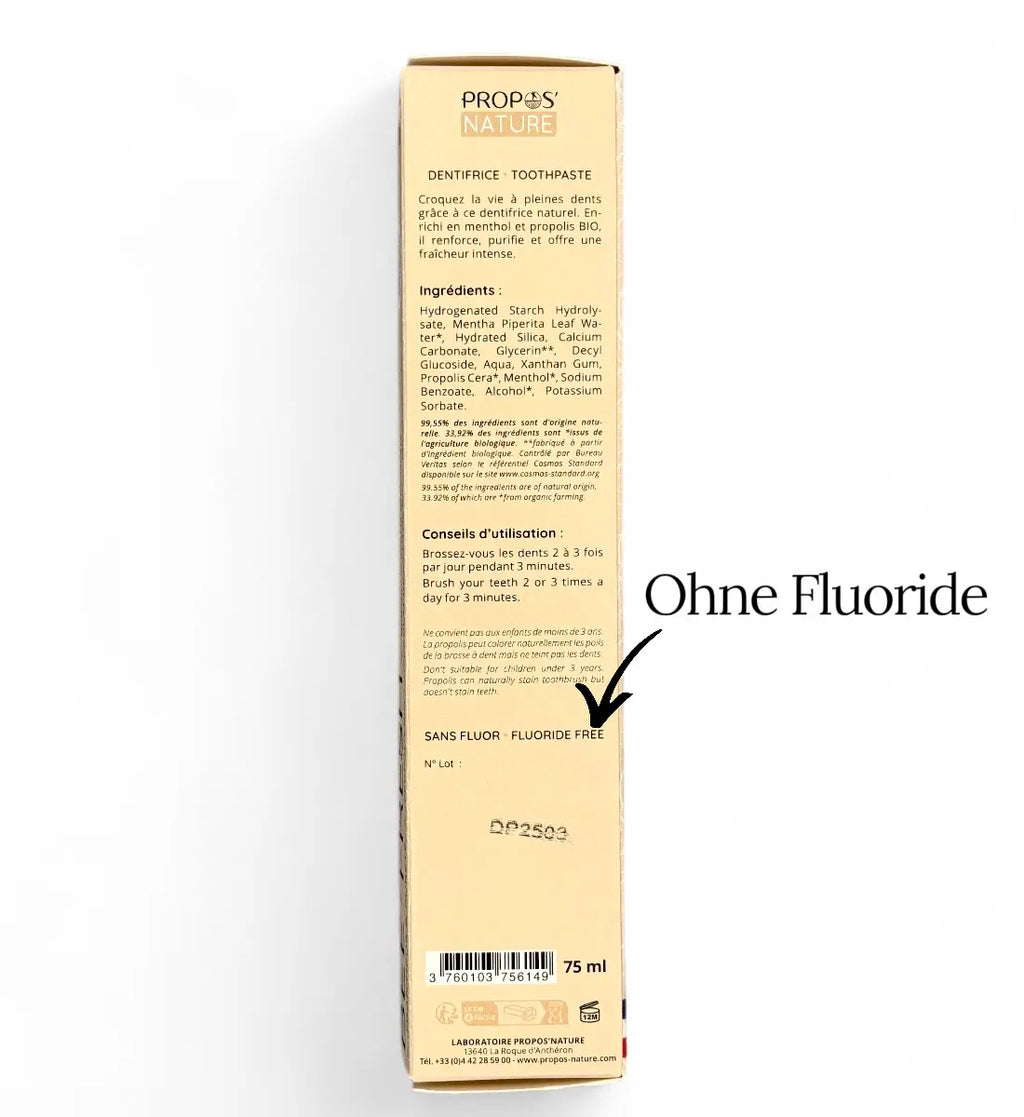 Bio Zahnpasta aus Propolis & Menthol