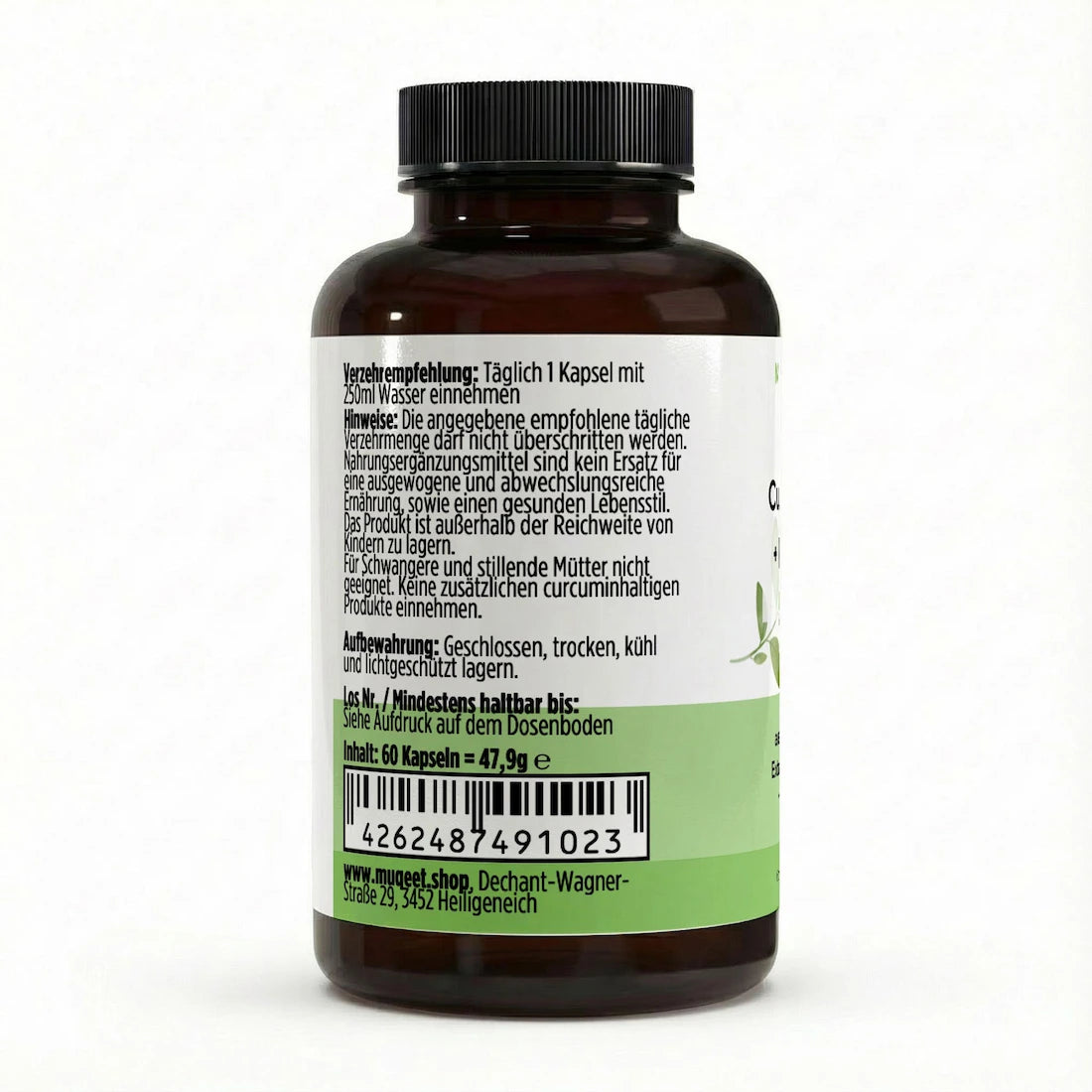 Curcuma Piperin Kapseln