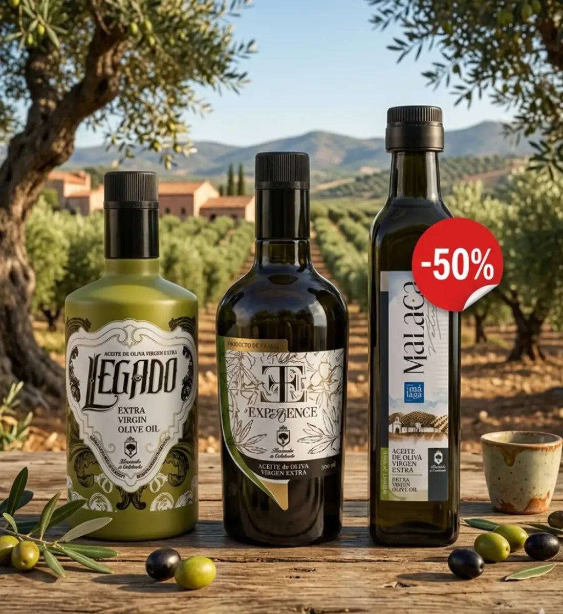 Limitiertes Probier-Bundle - Extra Natives Olivenöl: -50% auf das Malaca Olivenöl